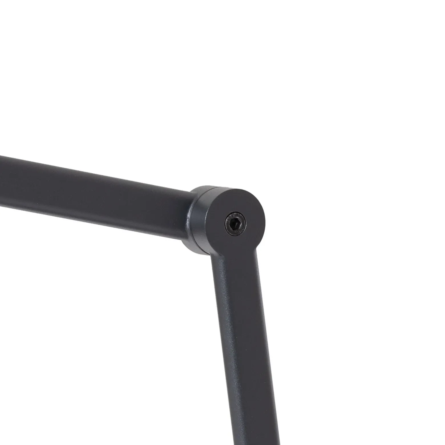 Lucande pöytävalaisin Silka, 93 cm, musta, säädettävä, E27