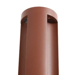 Lucande Raiku LED-pylväsvalaisin, ruosteenvärinen, alumiini, 65 cm