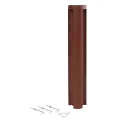 Lucande Raiku LED-pylväsvalaisin, ruosteenvärinen, alumiini, 65 cm