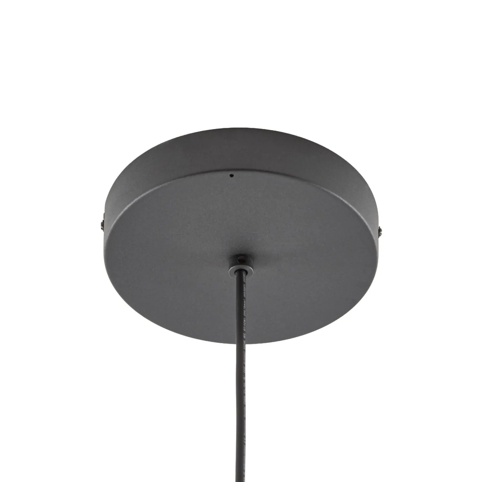 Lucande Richi LED-riippuvalaisin, musta, Ø35 cm, himmennettävä