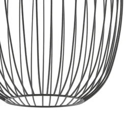 Lucande Richi LED-riippuvalaisin, musta, Ø35 cm, himmennettävä