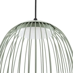 Lucande Richi LED-riippuvalaisin, vihreä, Ø 35 cm, himmennettävä