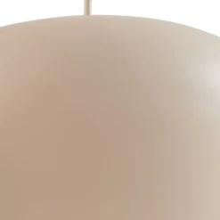 Lucande riippuvalaisin Malisa, beige, 3-lamppuinen, metalli, 90 cm
