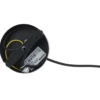Lucande-riippuvalaisin Sterzy, Ø 15 cm, harmaa, lasi, E27