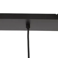 Lucande-riippuvalaisin Sterzy, 105 cm pitkä, harmaa, lasi, 4-valo.