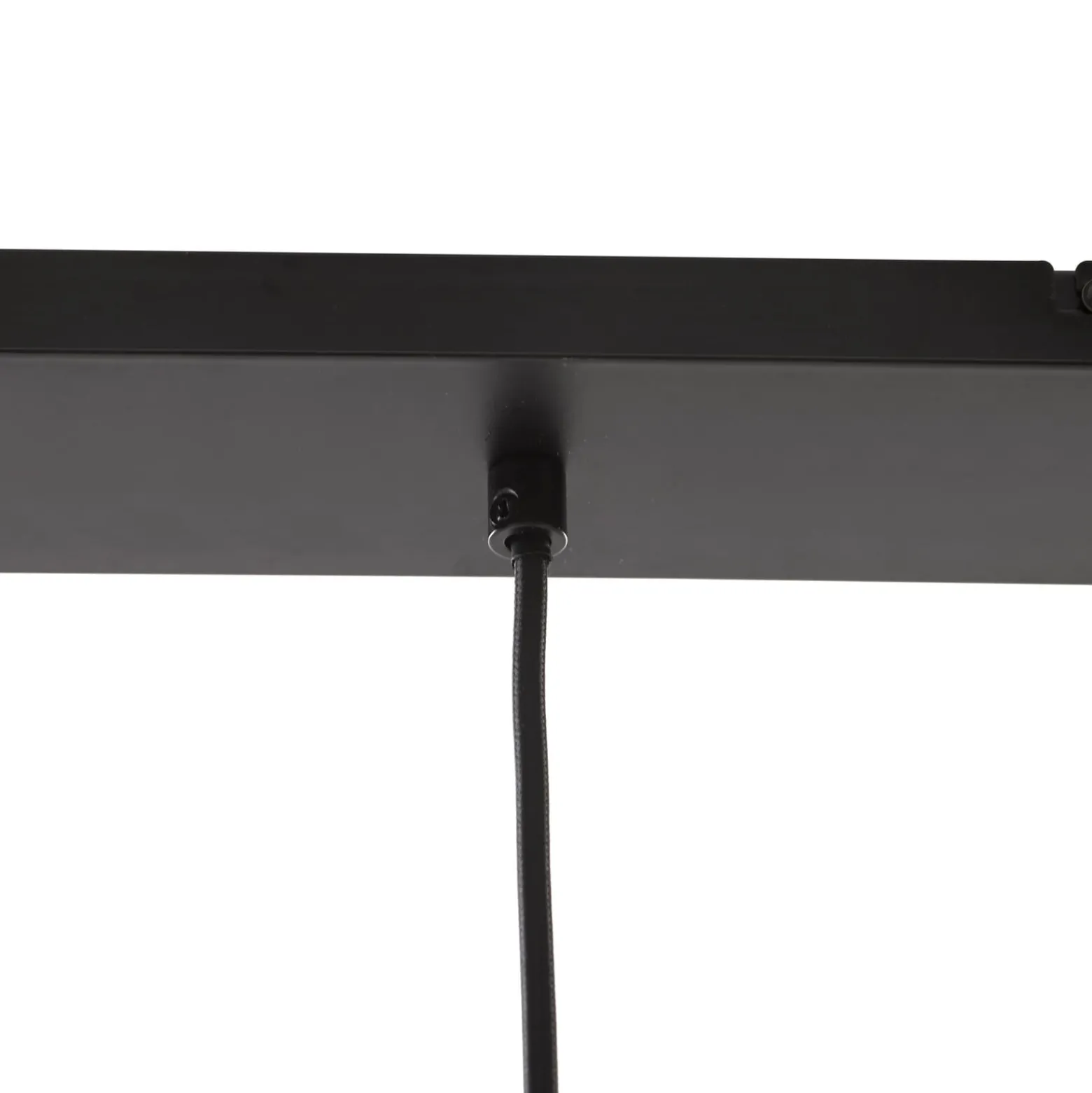 Lucande-riippuvalaisin Sterzy, 105 cm pitkä, harmaa, lasi, 4-valo.