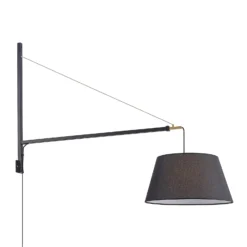 Lucande seinävalaisin Beleza, korkeus 150 cm, ulosvedettävä, tekstiili