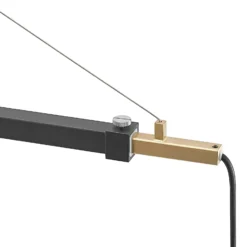 Lucande seinävalaisin Beleza, korkeus 150 cm, ulosvedettävä, tekstiili