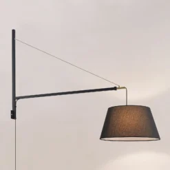 Lucande seinävalaisin Beleza, korkeus 150 cm, ulosvedettävä, tekstiili