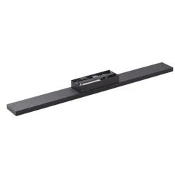 Lucande Smart LED kattovalaisin Leicy musta 10 cm RGB CCT