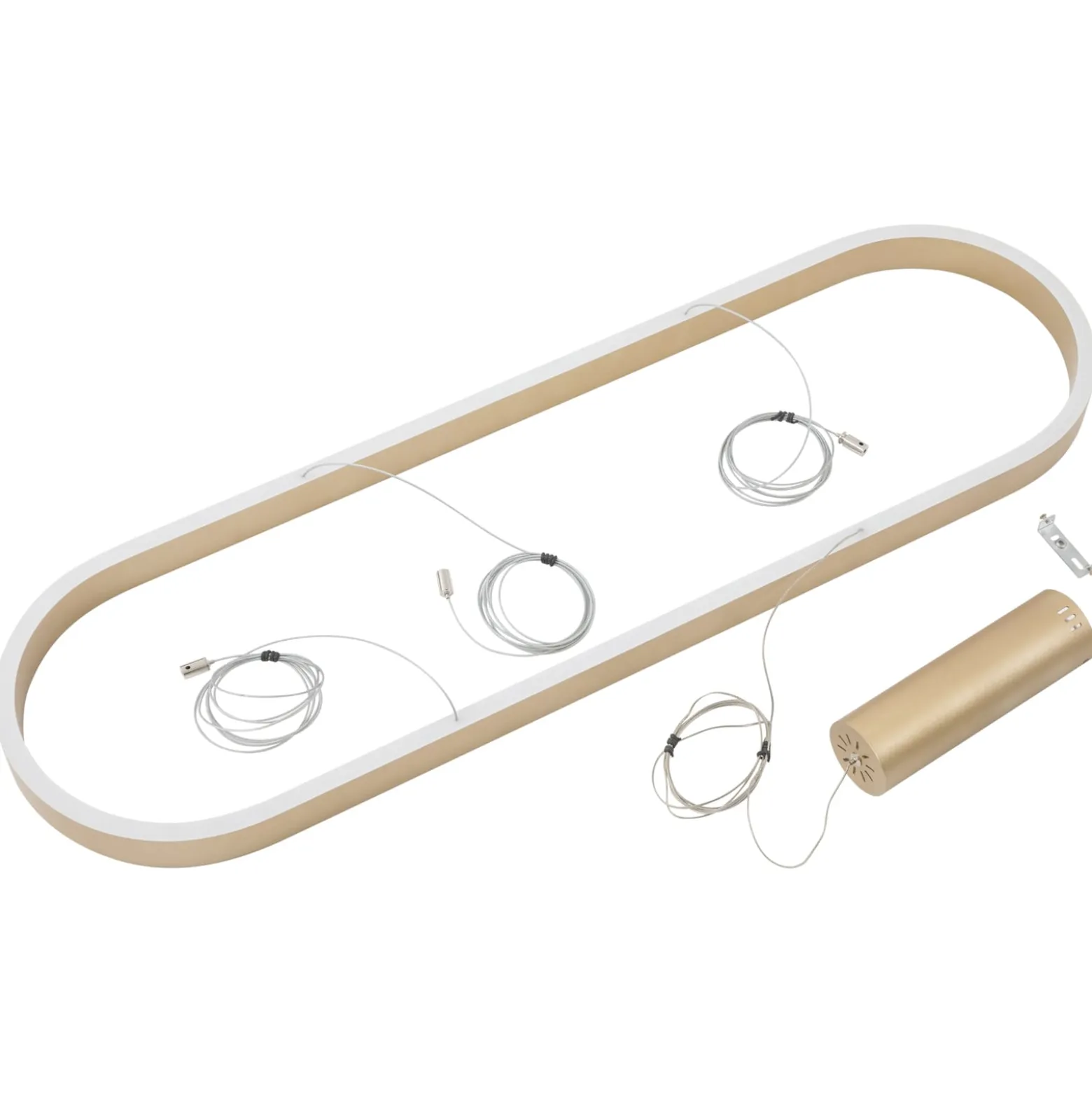Lucande Smart LED-riippuvalaisin Melinay, kulta, CCT, Tuya