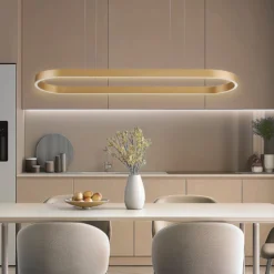 Lucande Smart LED-riippuvalaisin Melinay, kulta, CCT, Tuya