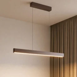 Lucande Smart LED-riippuvalaisin Mylosh, kahvi, CCT, Tuya