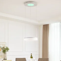 Lucande Smart LED-riippuvalaisin Squillo valkoinen Tuya RGBW CCT
