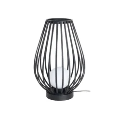 Lucande terassivalaisin Marrin, musta, metalli, Ø 46cm