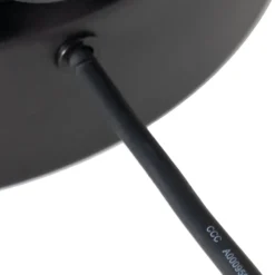 Lucande terassivalaisin Marrin, musta, metalli, Ø 46cm