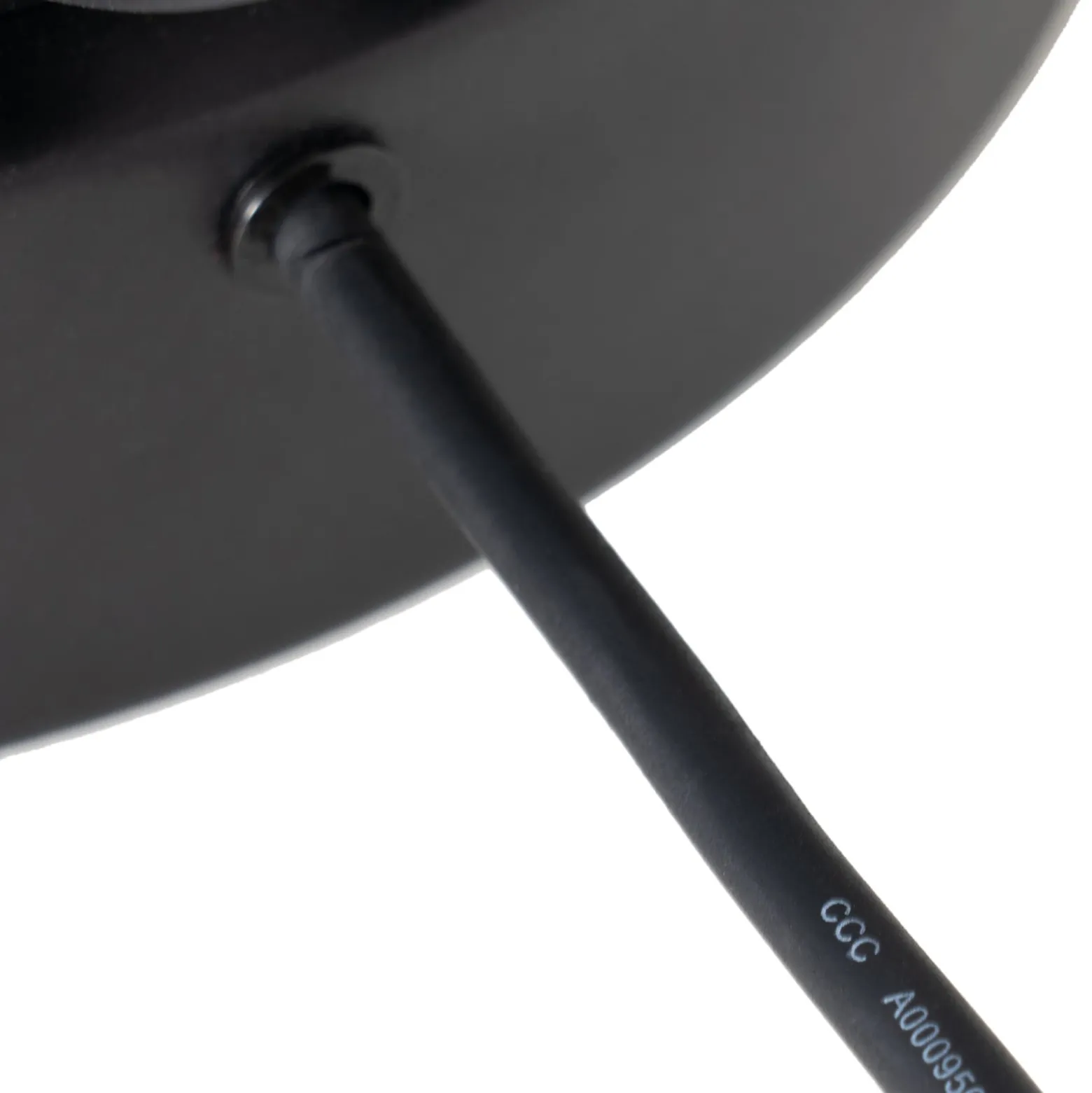Lucande terassivalaisin Marrin, musta, metalli, Ø 46cm