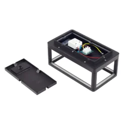 Lucande Thorvid LED-ulkoseinävalaisin, korkeus 26 cm, musta