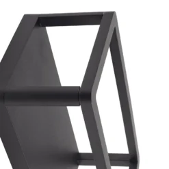 Lucande Thorvid LED-ulkoseinävalaisin, korkeus 26 cm, musta