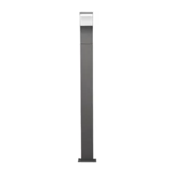 Lucande Timm LED-pylväsvalaisin, 100 cm, antrasiitti, metalli, IP54
