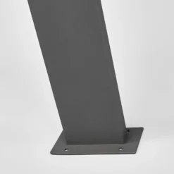 Lucande Timm LED-pylväsvalaisin, 100 cm, antrasiitti, metalli, IP54