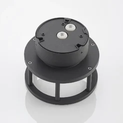 Lucande ulkokattovalaisin Berenike, Ø 17 cm, harmaa, GX53