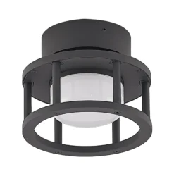 Lucande ulkokattovalaisin Berenike, Ø 17 cm, harmaa, GX53