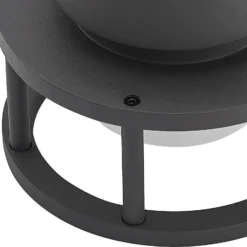 Lucande ulkokattovalaisin Berenike, Ø 17 cm, harmaa, GX53