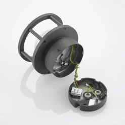 Lucande ulkokattovalaisin Berenike, Ø 17 cm, harmaa, GX53