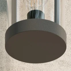Lucande-ulkoseinävalaisin Cassian, 30 cm, antrasiitti, IP54