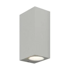 Lucande ulkoseinävalaisin Tavi, 15 cm, hopea, IP54