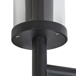 Lucande ulkoseinävalaisin Zanta, korkeus 39 cm, IP54, musta