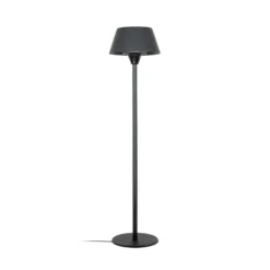 Lucande Vamio -terassilämmitin jalusta, musta, 210 cm, kaukosäädin