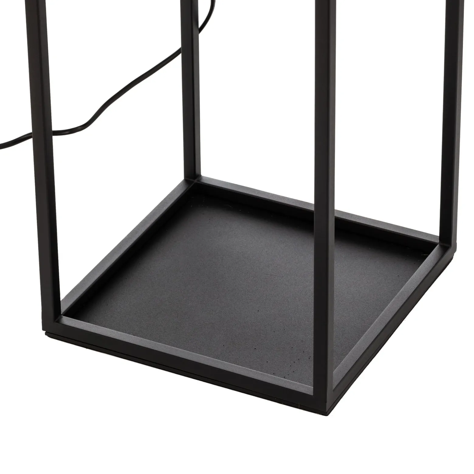 Lucande Vlados design -lattiavalaisin, häkki, 3-valo.