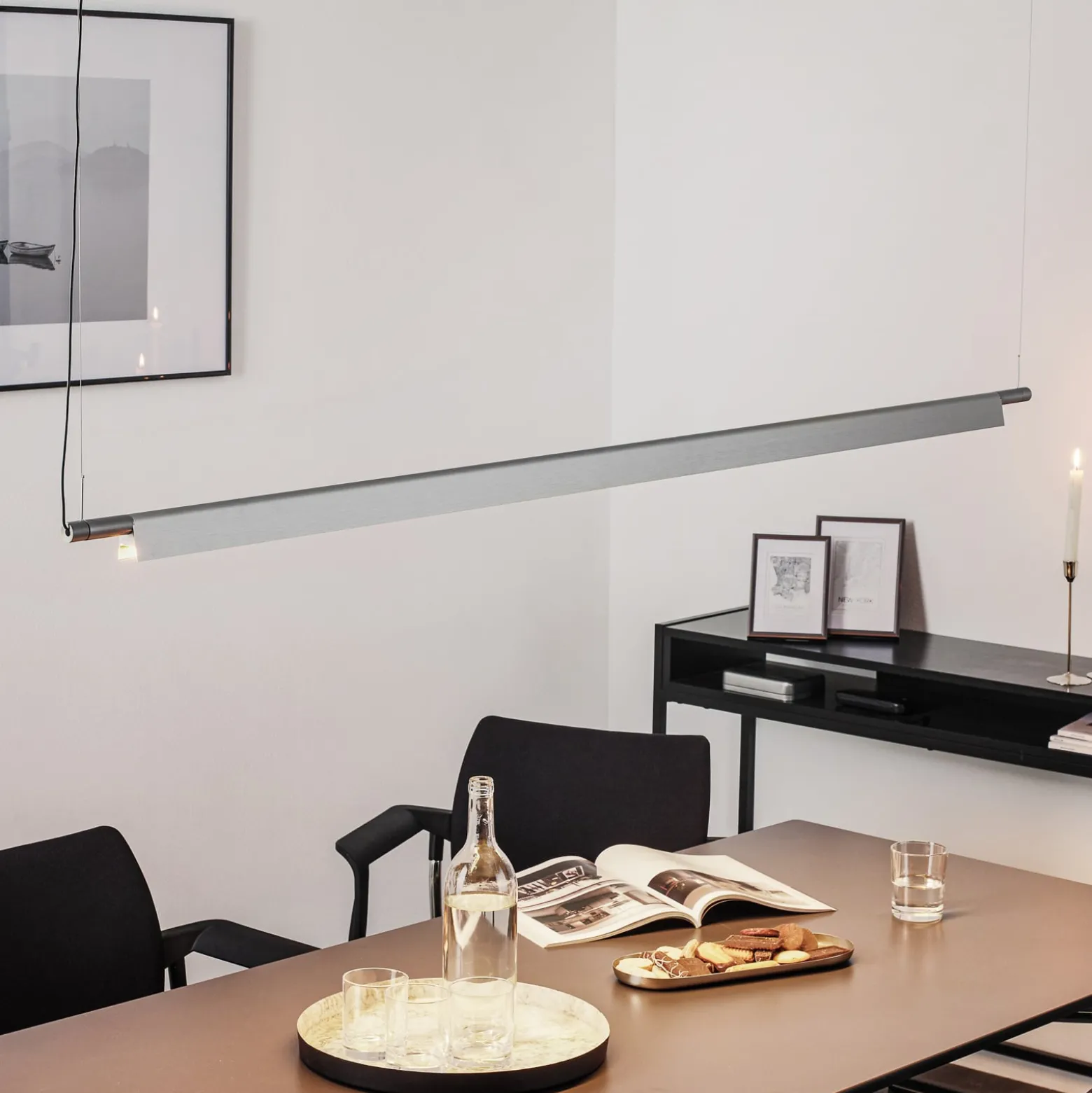 Luceplan Compendium – LED-riippuvalaisin, alumiini