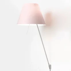 Luceplan Costanza D13aif, alumiini/vaaleanpunainen