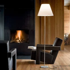 Luceplan Costanza lattiavalaisin D13tif, alumiini/valkoinen