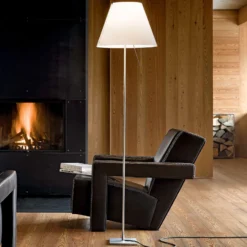 Luceplan Costanza lattiavalaisin D13tif, alumiini/valkoinen