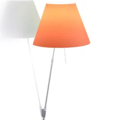 Luceplan Costanza -seinävalo D13a alumiini/puuteri