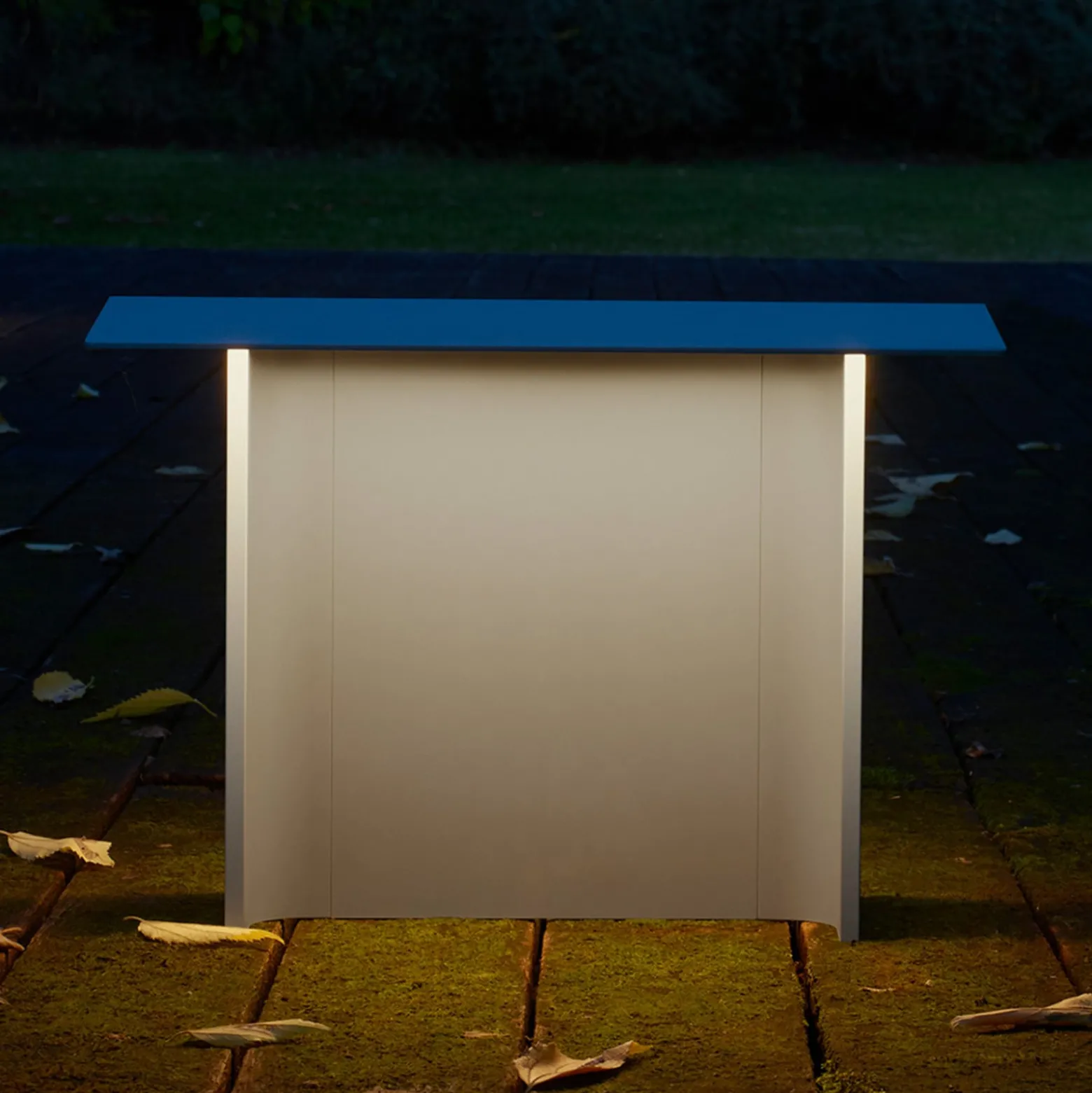 Luceplan Fienile -LED-pollarivalo 32cm vaal.harmaa
