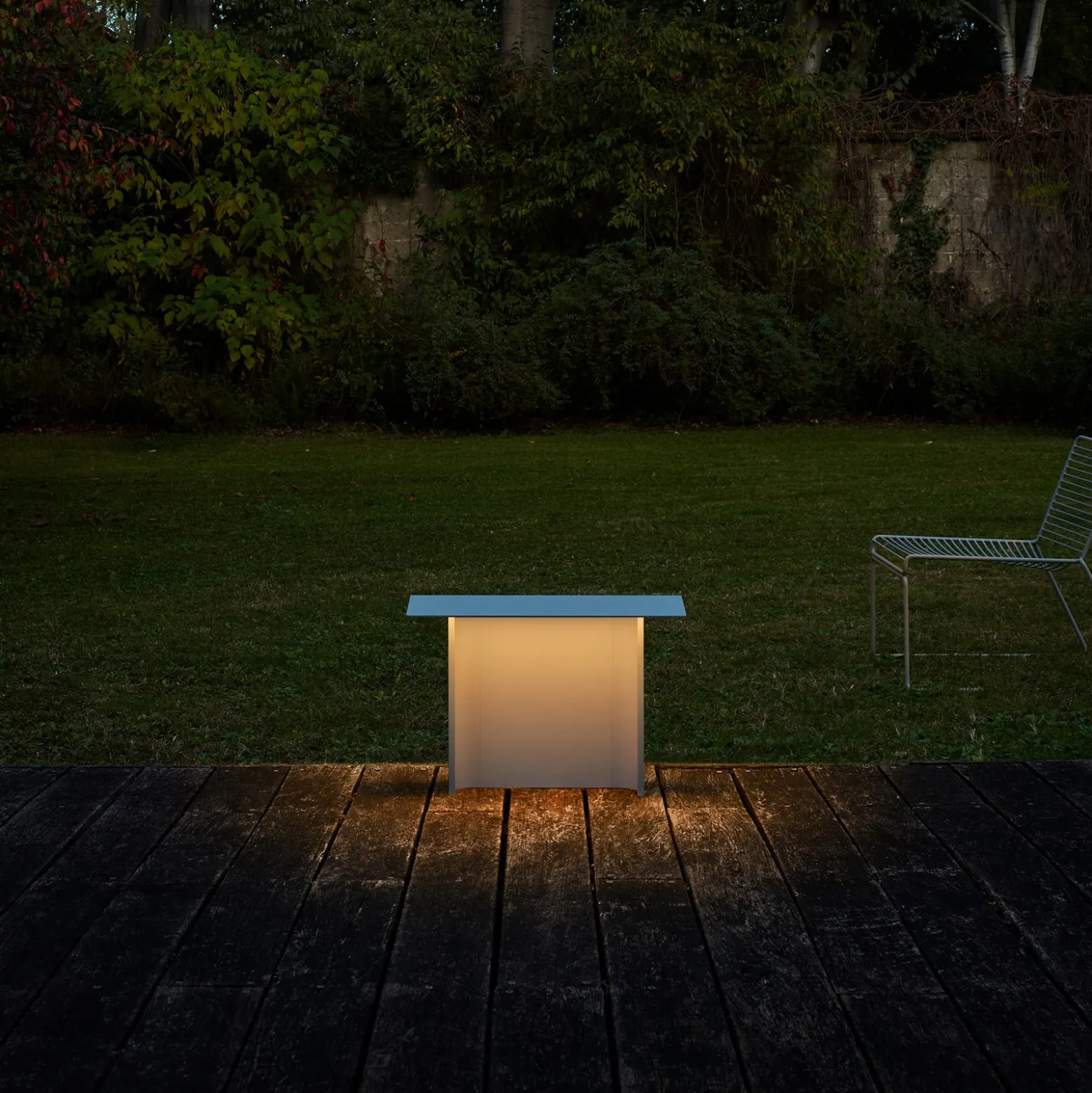 Luceplan Fienile -LED-pollarivalo 32cm vaal.harmaa