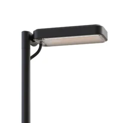 Luceplan LED-pylväsvalaisin Flia, korkeus 120 cm, musta, muovi