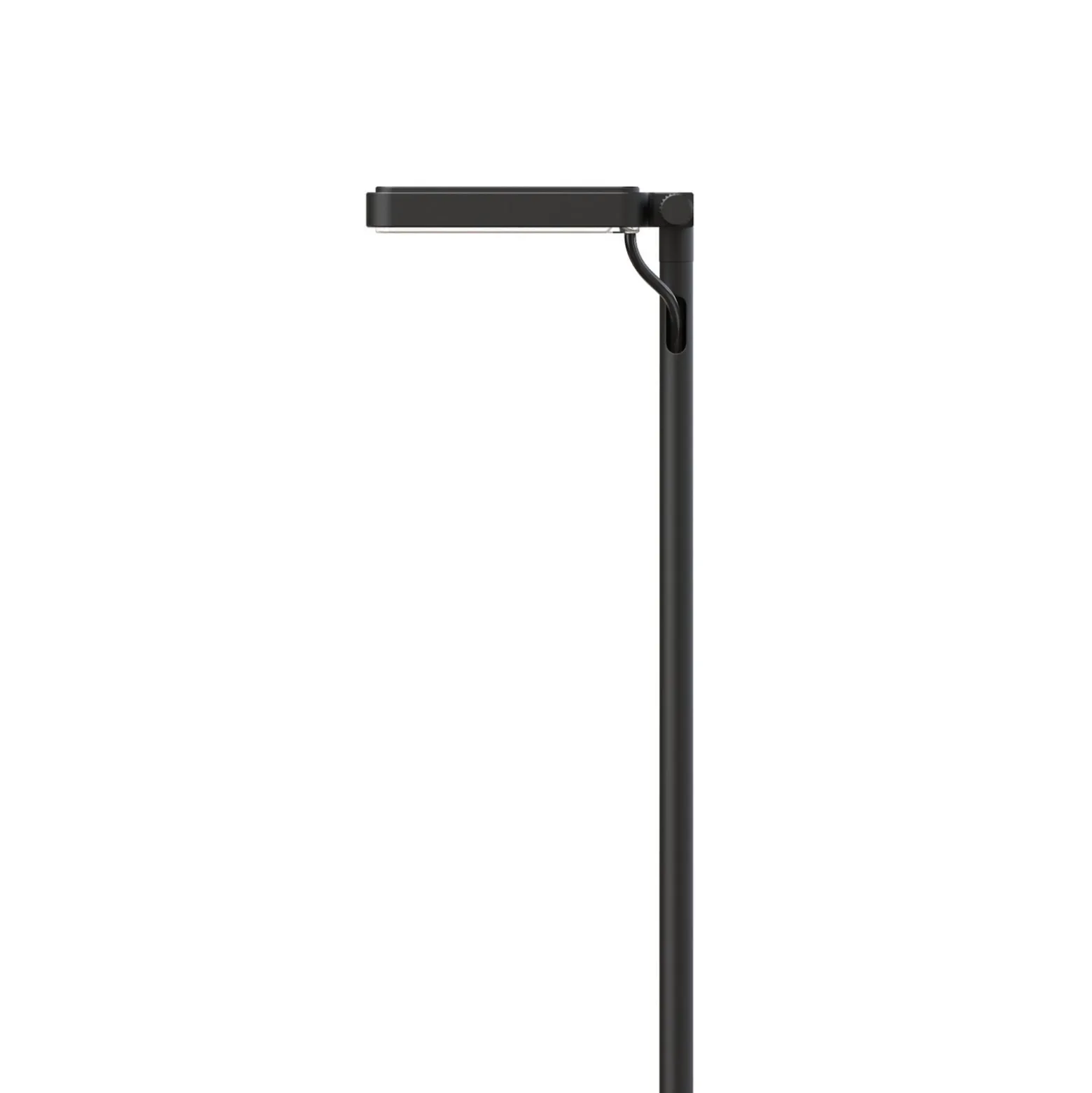 Luceplan LED-pylväsvalaisin Flia, korkeus 120 cm, musta, muovi