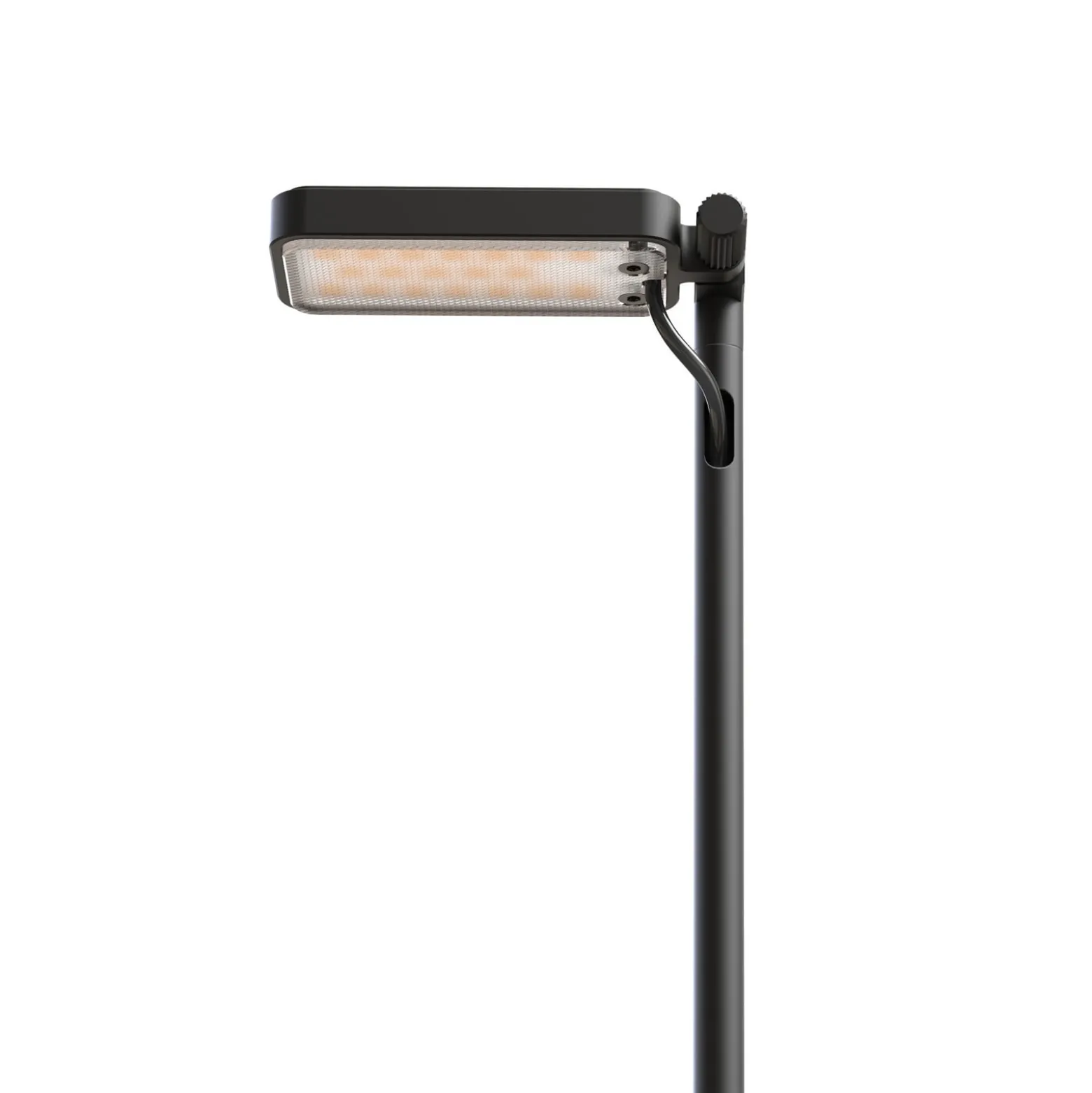 Luceplan LED-pylväsvalaisin Flia, korkeus 120 cm, musta, muovi