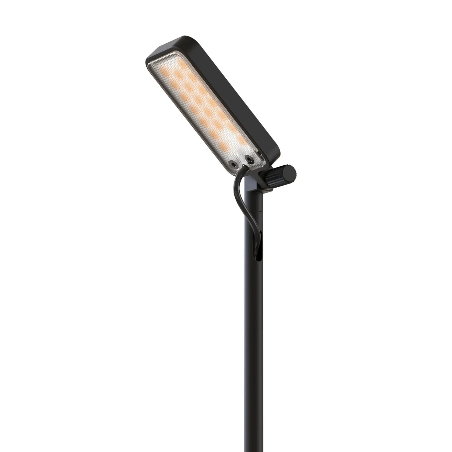 Luceplan LED-pylväsvalaisin Flia, korkeus 120 cm, musta, muovi