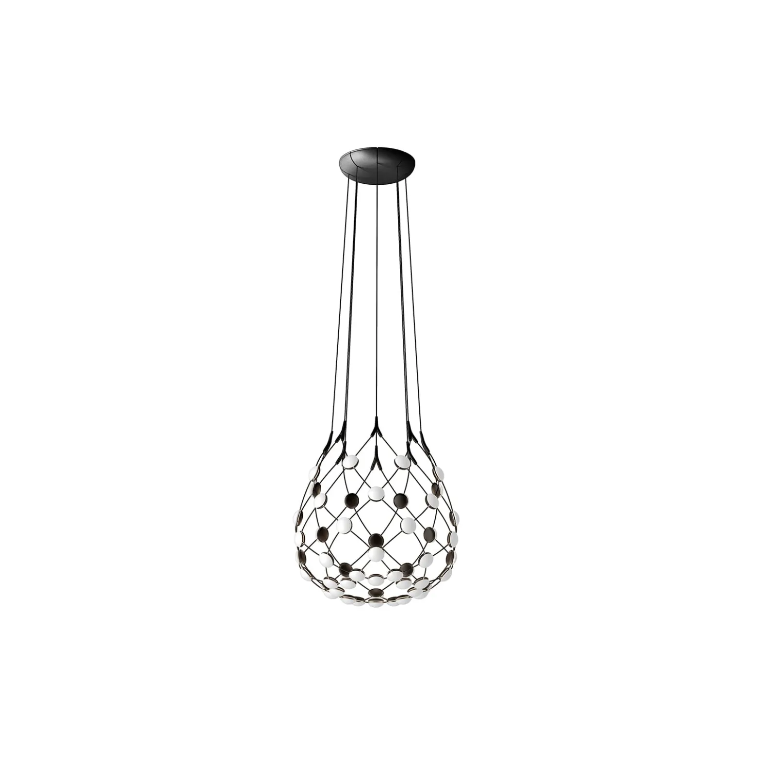 Luceplan Mesh Wireless riippuvalo, Ø 100 cm, 1 m, Bluetooth