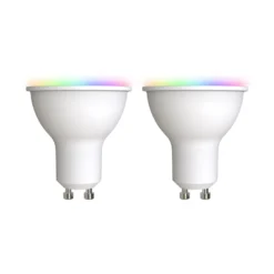 LUUMR Smart LED GU10 muovi 4.7W RGBW CCT Tuya opaali sarja 2 kpl