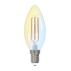 LUUMR Smart LED-kynttilälamppu kirkas E14 4,2 W Tuya WLAN CCT