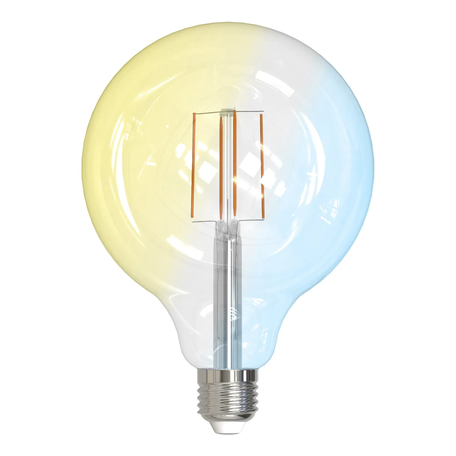 LUUMR Smart LED-lamppu kirkas E27 G125 7W Tuya WLAN CCT