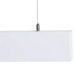 Luxe LED-riippuvalaisin, valkoinen, pituus 112,5 cm, metallia, 4000 K
